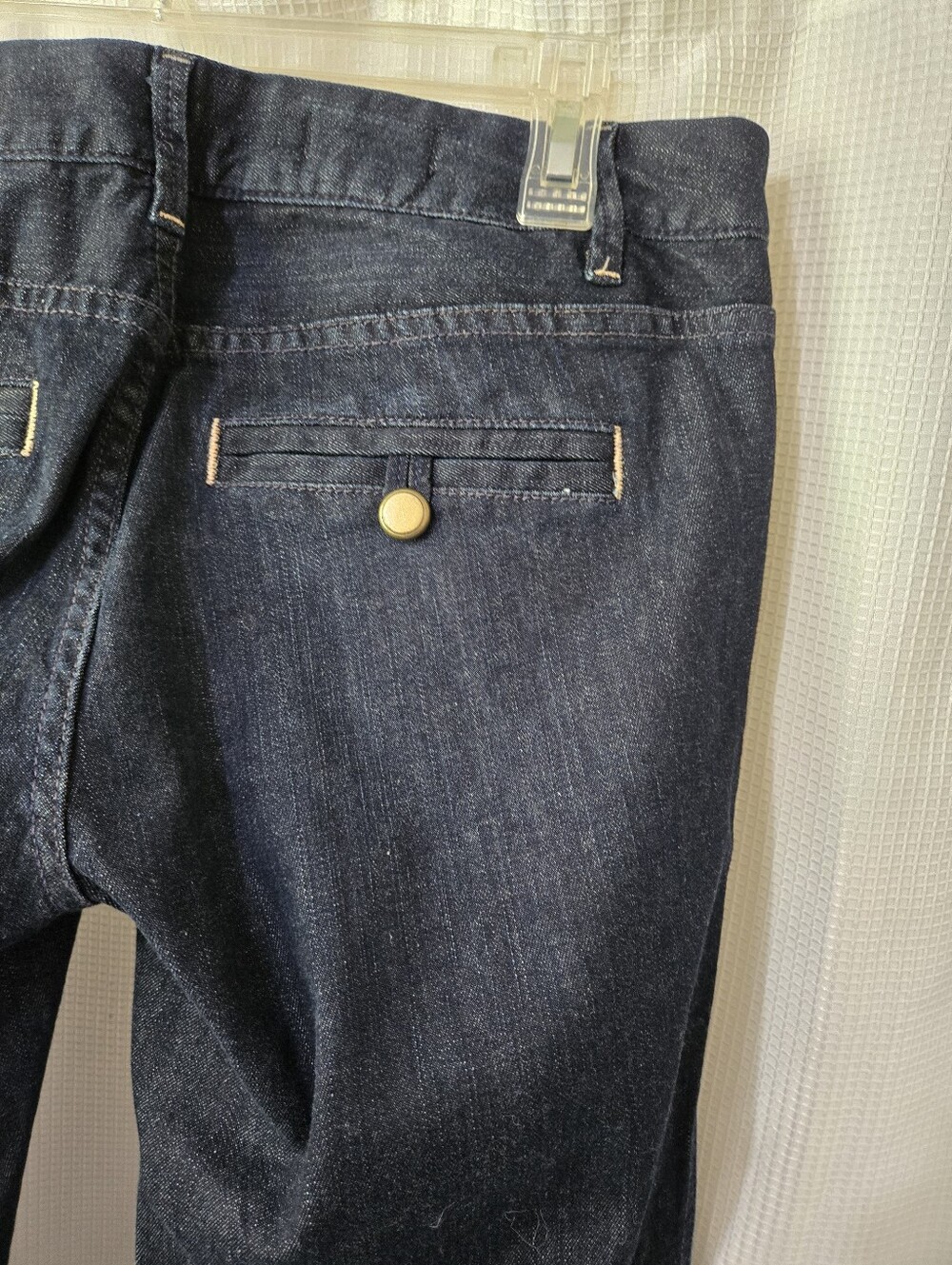 Classic Women's Dark Wash Flared Jeans - - Picture 6 of 7
